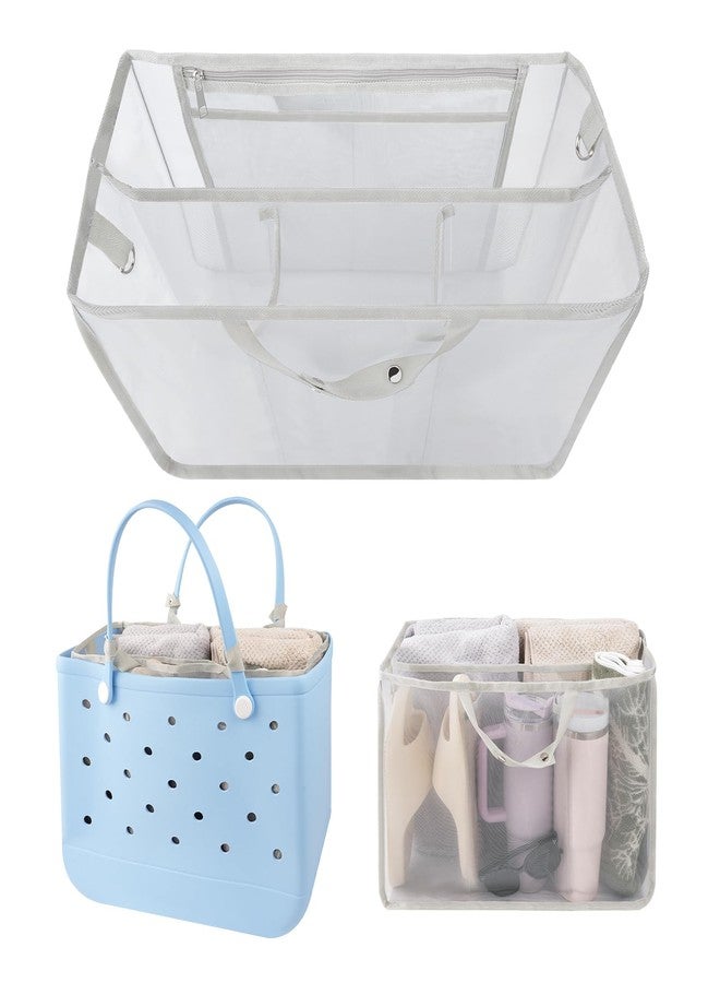 BeadRiver Beach Bag Organizer Lightweight Handbag Organizer for X Large Bag Accessories Inserts Original XL Mesh Insert Divider Pouch - Image 1